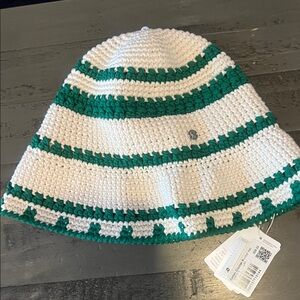 Lululemon cotton, crochet bucket hat